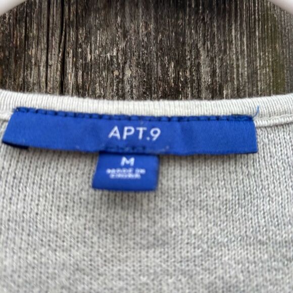 Apt 9 Striped open front cardigan medium - Picture 2 of 4